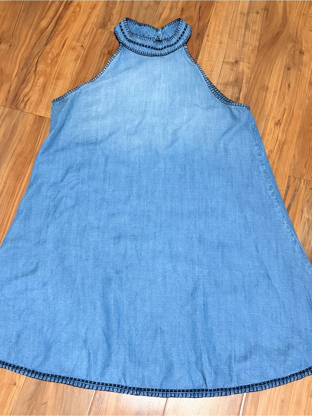 Chelsea & Violet denim halter top dress
